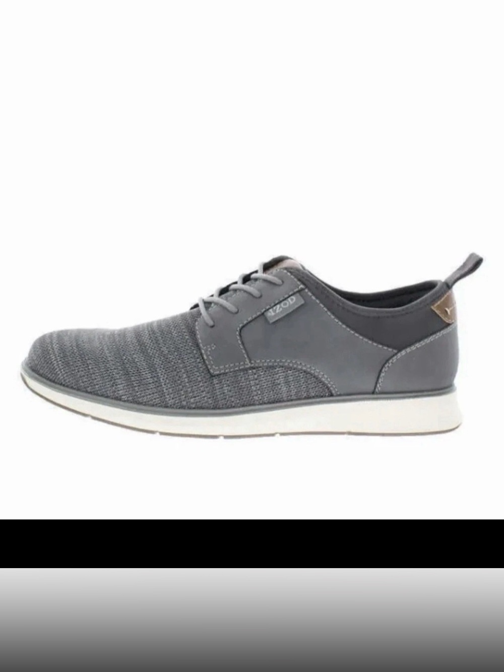 Izod Men's Drift Casual Lace Up Shoes gray US Size 12 M US